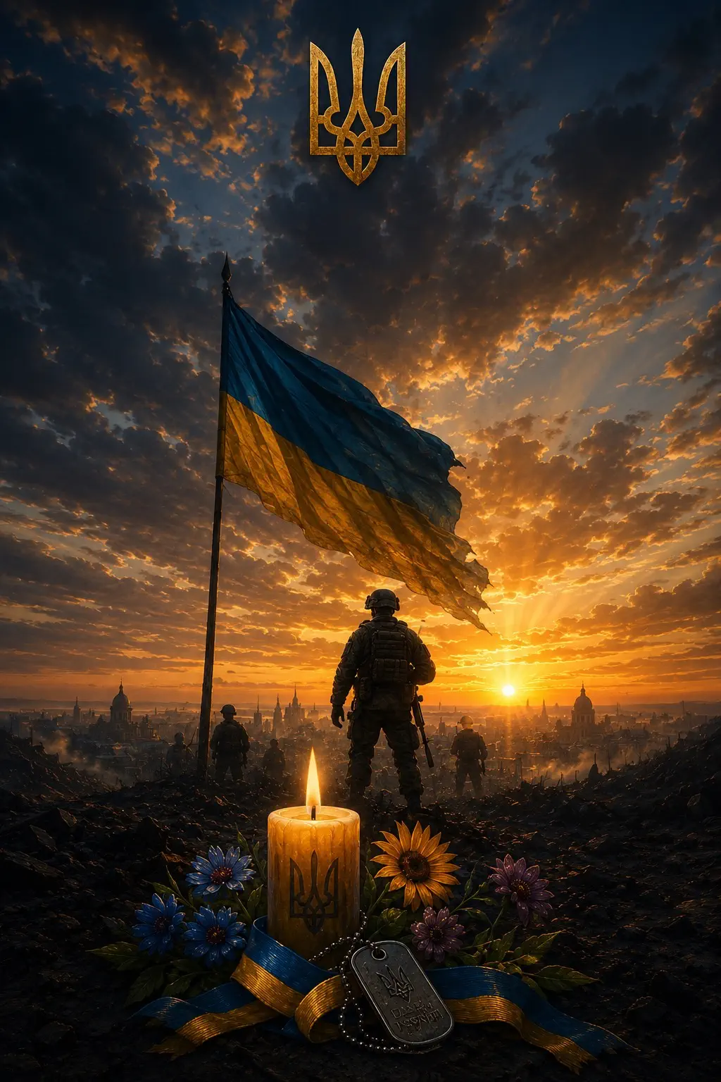 Ілюстрація до вірша Пам'ять Героям